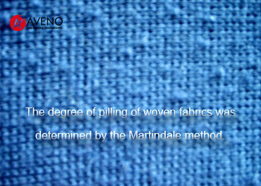 The degree of pilling of woven fabrics was determined by the Martindale method